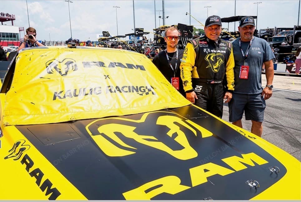 Ryan Newman with Kaulig Racing NASCAR car featuring Tri-Area Electric