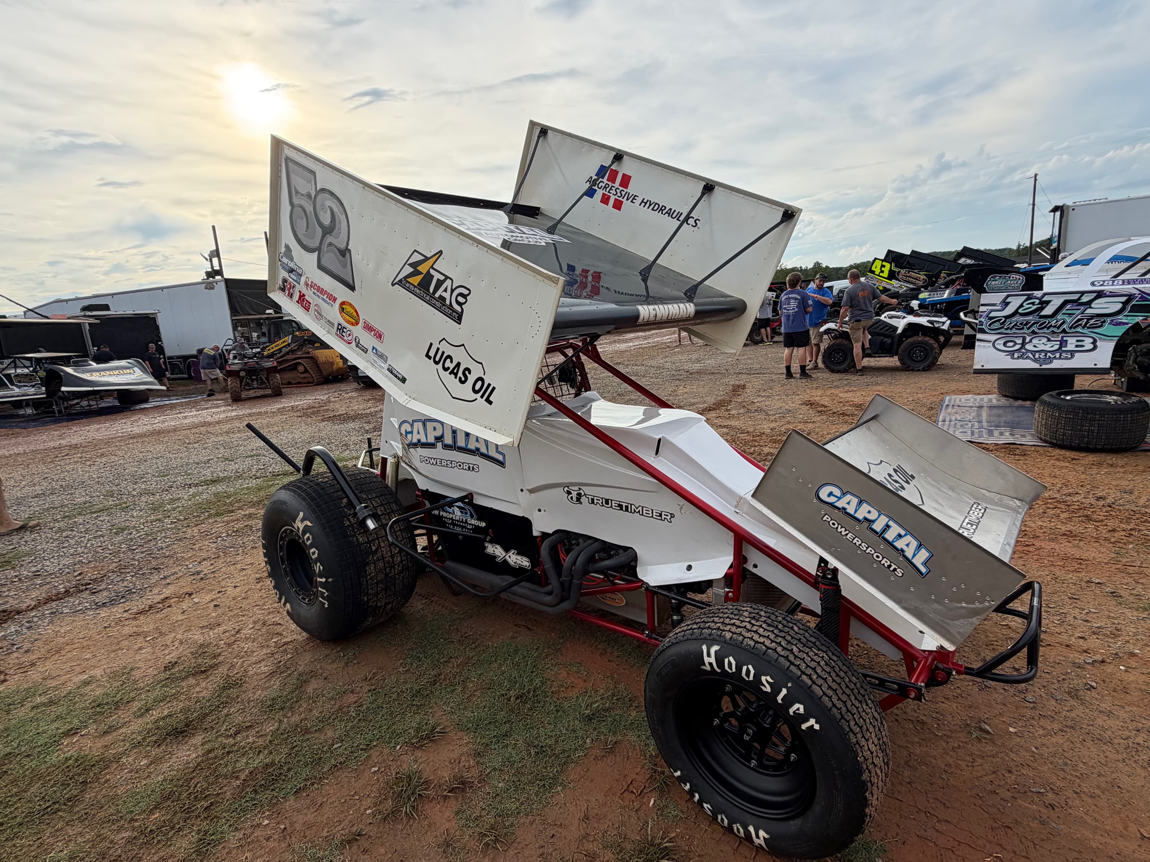 Tri-Area Electric sponsored #52 sprint car